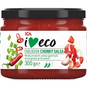 Chunky salsa Ekologisk 300g ICA I love eco.