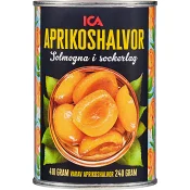 Aprikoshalvor 410g ICA.