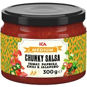 Chunky salsa Medium 300g ICA.