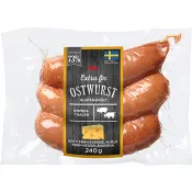 Ostwurst 73% Kötthalt 240g ICA.
