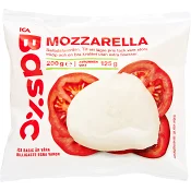 Mozzarella 125g ICA Basic.