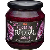 Strimlad Rödkål 550g ICA.