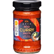 Currypasta Röd 114g ICA Asia.