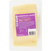 Emmentaler skivad 400g ICA Basic.