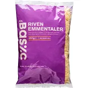 Emmentaler Riven 250g ICA Basic.