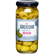 Oliver Grekiska Gröna Urkärnade 227g ICA.