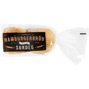 Hamburgerbröd Surdeg 4-p 300g ICA.
