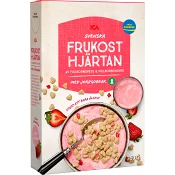 Frukosthjärtan med Jordgubbar 350g ICA.