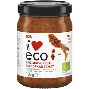 Pesto Soltorkad tomat Ekologisk 130g ICA I love eco.