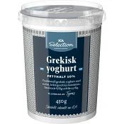 Grekisk Yoghurt 10% 450g ICA Selection.