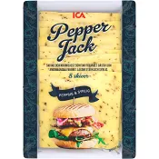 Ost Pepper Jack Skivad 20g 8-p ICA.