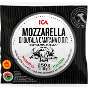 Mozzarella di Bufala D.O.P 100g ICA.