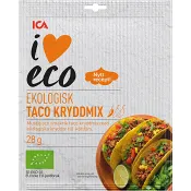 Taco Kryddmix Ekologisk 28g ICA I love eco.