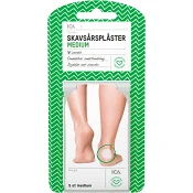 Skavsårsplåster Medium 5-p ICA Hjärtat.