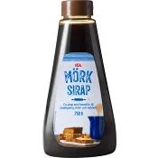 Mörk sirap 750g ICA.