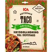 Kryddmix Taco mild 28g ICA.