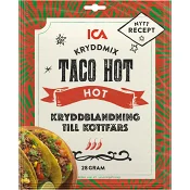 Kryddmix Taco Hot 28g ICA.