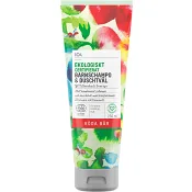 Barnschampo &amp; Tvål Röda bär Ekologisk 250ml 2in1 ICA Hjärtat EKO.