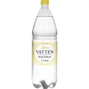 Vatten Kolsyrad Citron 1,5l Vatten.