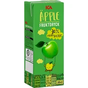 Fruktdryck Äpple 20cl ICA.