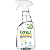 Rengöringsmedel Glas &amp; fönster Spray Parfymfri 750ml Miljömärkt ICA Skona.