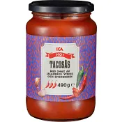 Tacosås Hot 490g ICA.