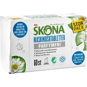 Maskindisktabletter Parfymfri 60-p ICA Skona.