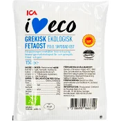 Fetaost Ekologisk 150g ICA.