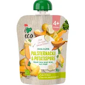 Smoothie Grönsaks- &amp; fruktpuré Palsternacka &amp; potatis 4+mån 90g ICA I love eco.