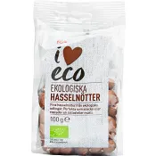 Hasselnötter naturel 100g ICA I love eco.