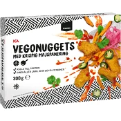 Vegonuggets med krispig majspanering 300g ICA.