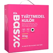 Tvättmedel Kulör 8kg ICA Basic.