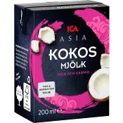 Kokosmjölk 200ml ICA Asia.