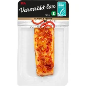 Lax Färsk Varmrökt Paprika &amp; Peppar 125g Miljömärkt ICA.