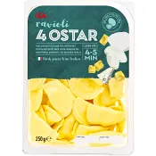 Ravioli fyra ostar 250g ICA.