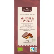 Choklad Mandel Havssalt 55% 100g ICA Selection.