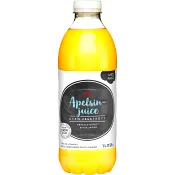 Apelsinjuice utan Fruktkött 1l ICA.