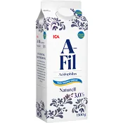 A-fil Naturell 3% 1,5l ICA.