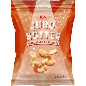 Jordnötter Torrostade &amp; Kryddade 200g ICA.