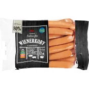 Wienerkorv Extra fin 80% Kötthalt 720g ICA.