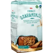 Grahamsmjöl finmalet 1kg ICA.