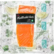 Lax Färsk Kallrökt i bit 250g Miljömärkt ICA.
