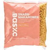 Snabbmakaroner 1kg ICA Basic.