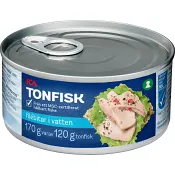 Tonfisk i vatten 170g ICA.