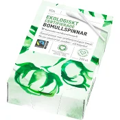 Ekologiska Bomullspinnar 200p Miljömärkt ICA Hjärtat.