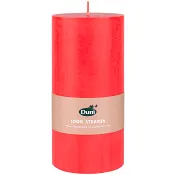 Blockljus Simply Stearin Röd 7x15cm Duni.