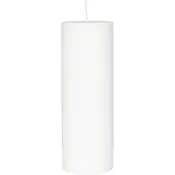 Blockljus Simply Stearin Vit 7x20cm Duni.