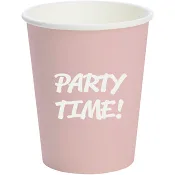 Engångsmugg Papper Rosa 20st Duni.