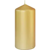 Blockljus Guld Matt 7x15cm Duni.