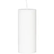 Blockljus Simply Stearin Vit 6x14cm Duni.